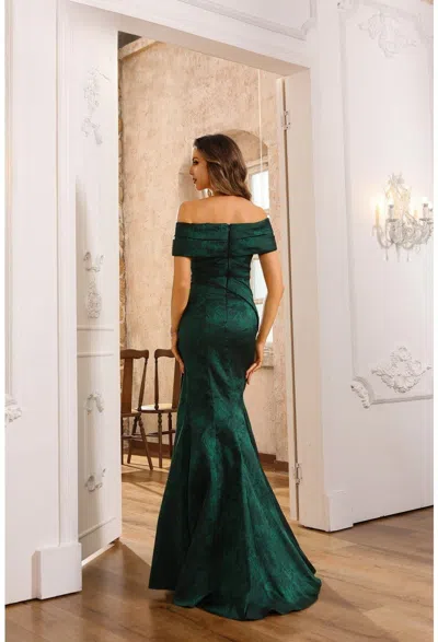 Terani Couture 251m4437 Hunter Green 16 Sale In Green