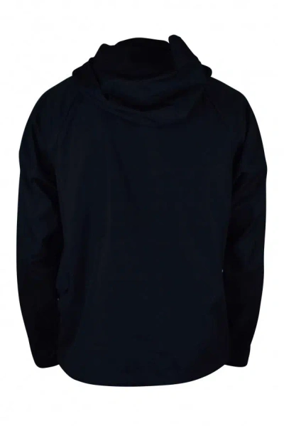 C.p. Company C.p.company Hooded Cotton Jacket In Blue