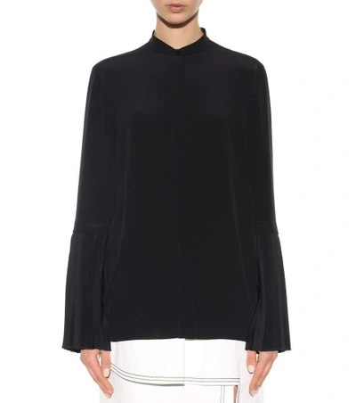 Shop Stella Mccartney Silk Blouse In Llack