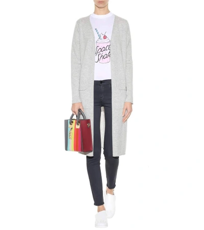 Shop Frame Le Skinny De Jeanne Jeans In Grey