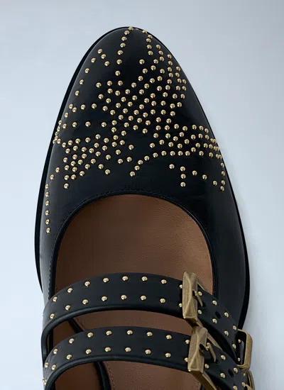 Chloé Chloe Elegant Pumps With Leather Construction And 4cm Heel Height In Black