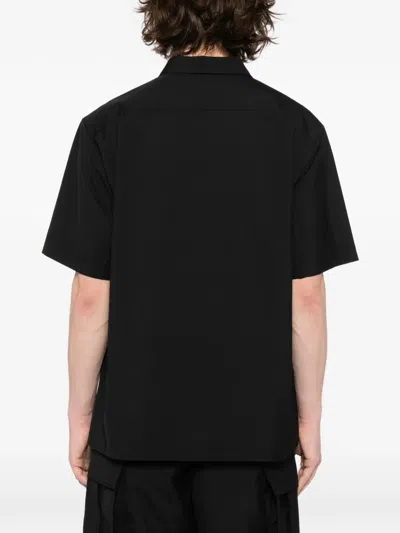 Sacai Short-sleeves Shirt In Black