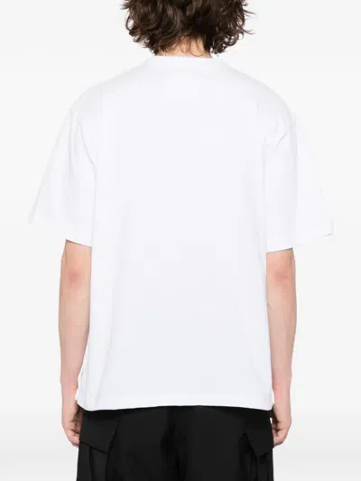 Sacai Chest Pouch Pocket T-shirt In White