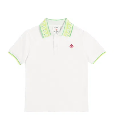 Casablanca Cotton Polo Shirt In Multi