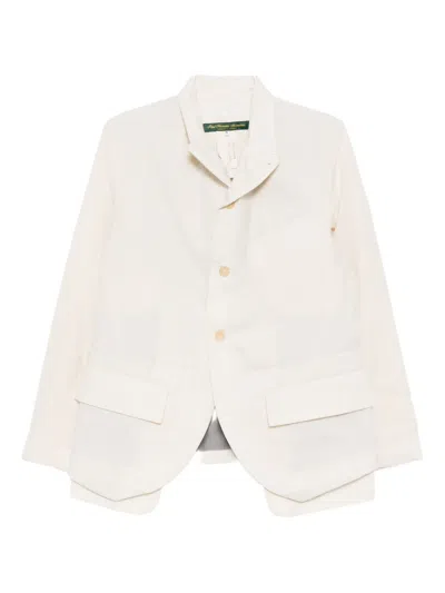 羊毛口袋西装夹克