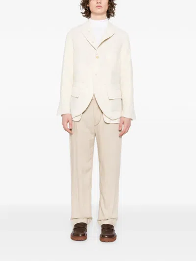 羊毛口袋西装夹克