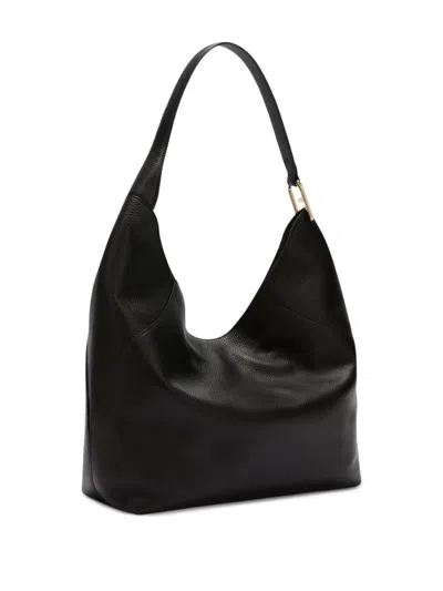 Furla Large Lara Shoulder Bag In Black