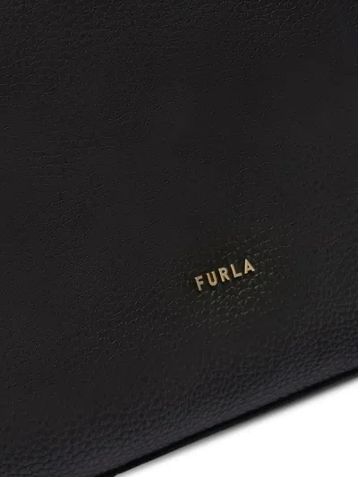 Furla Large Lara Shoulder Bag In Black