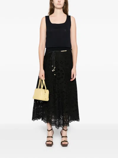 Oscar De La Renta Sleeveless Tank Top In Blue