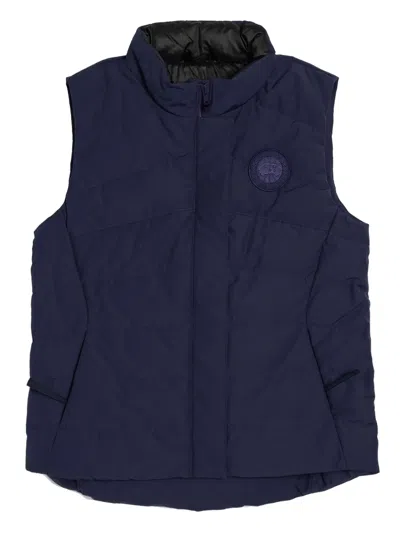 Canada Goose Freestyle Zip-fasteing Gilet In Blue