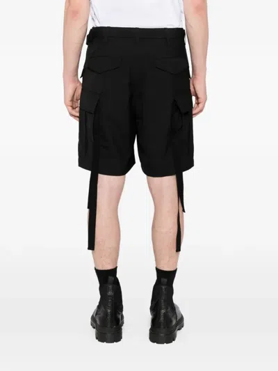 Sacai Suiting Shorts In Black