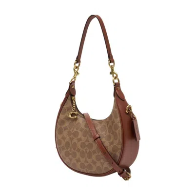 Coach Signature Jonie 22 Purse In Brown