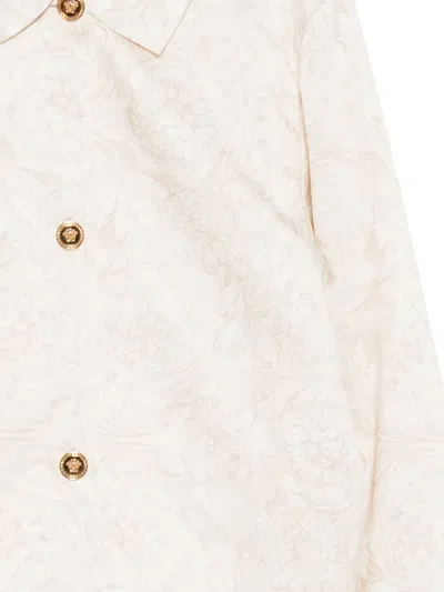 Versace Barocco Twill Jacket In Multi