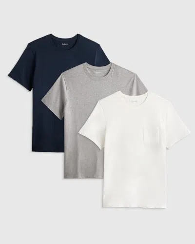 Quince Men's Slub Pocket T-shirt In Blue