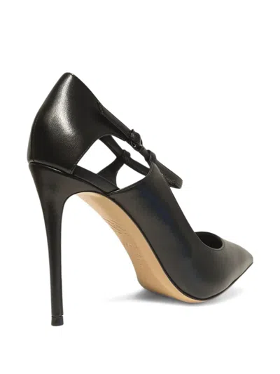 Casadei 100mm Samurai Julia T-strap Stiletto Pumps In Black