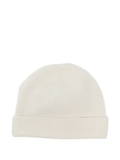 Versace Logo-embroidered Hat Set In Black