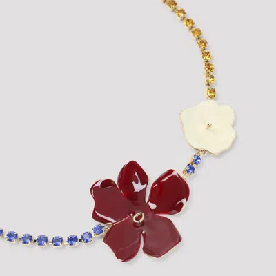 Marni Flower Necklace In Multi