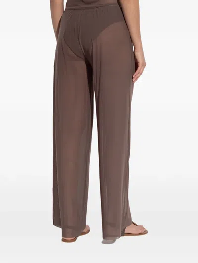 Bondeye Drawstring-fastening Trousers In Brown