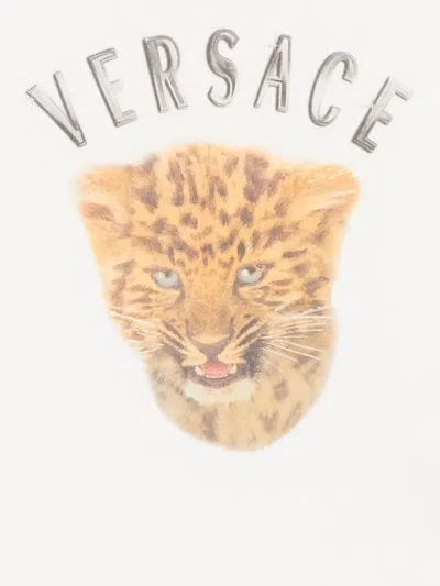 Versace Graphic-print T-shirt In White