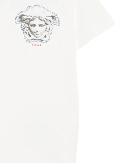 Versace Logo-printed T-shirt In White