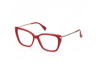 Max Mara Full-frame Plain Mirror In Red