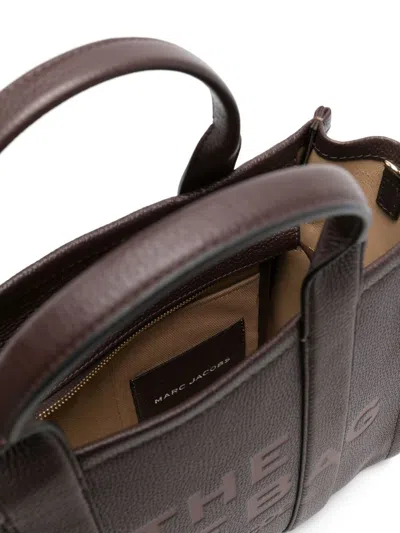 Marc Jacobs The Leather Medium Tote Ganache Bag In Black