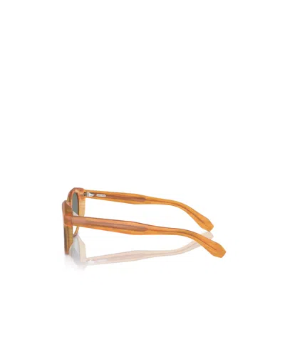 Oliver Peoples N.05 Round-frame Sunglasses In Gold