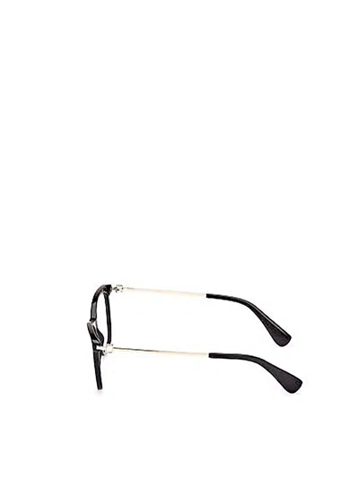 Max Mara Cat-eye Frame Glasses In Black