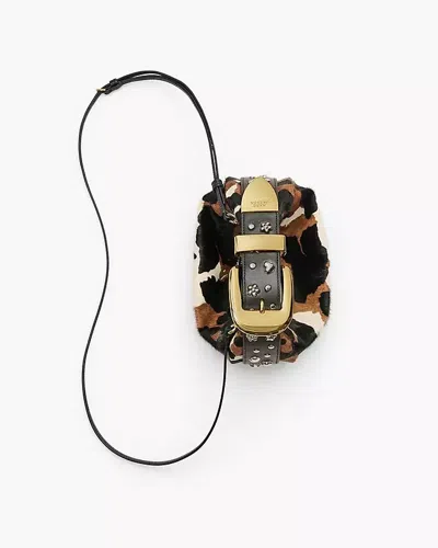 Marc Jacobs Mini Embellished Party Bag In Black