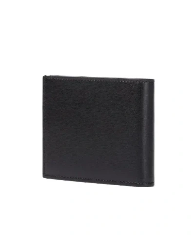 Fendi Black Squared Ff Bi-fold Wallet In Black