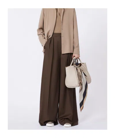 Max Mara Mxamarinesdrum Handbag Light Blue In Blue