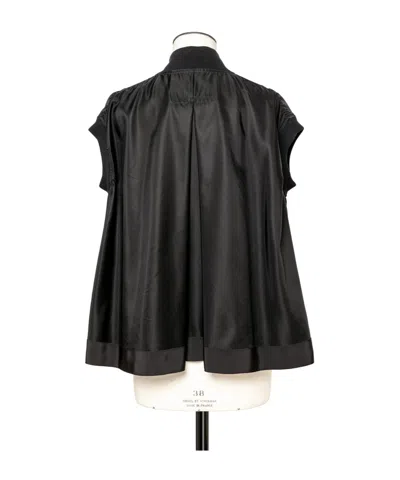 Sacai Nylon Twill Vest In Multi