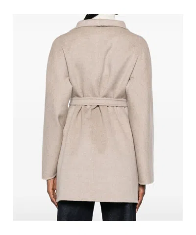 Max Mara Cashmere Coat In Multi