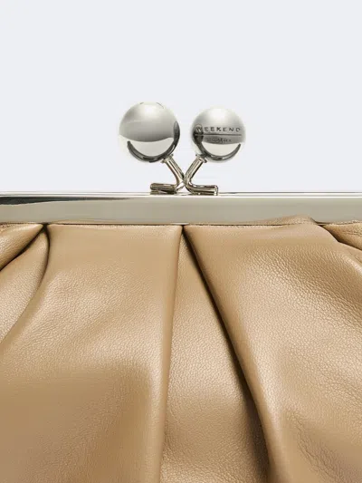 Weekend Max Mara Chain Shoulder Bag In Black