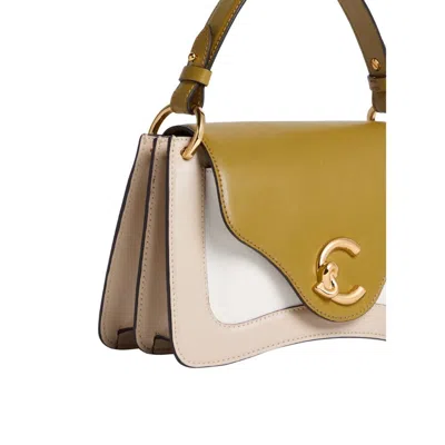 Coccinelle C-me Flap Shoulder Bag In Brown