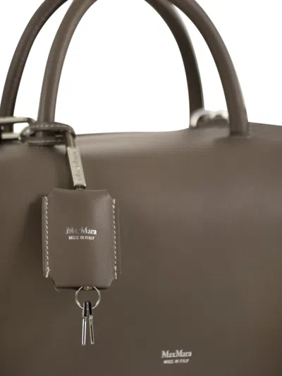 Max Mara Holdallm Medium Satchel Bag In Brown