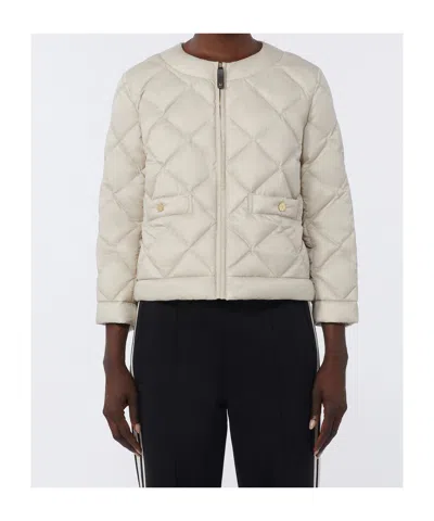 Max Mara Short Cotton Jacket In Neutral