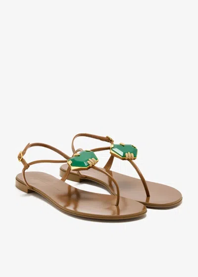 Giuseppe Zanotti Sandals Brown In Brown