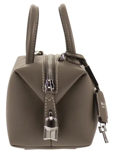 Max Mara Holdalls Small Satchel Bag In Brown