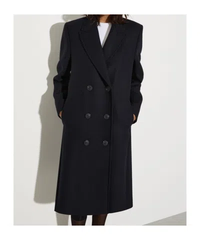 Maxco. Wool-twill Coat In Blue