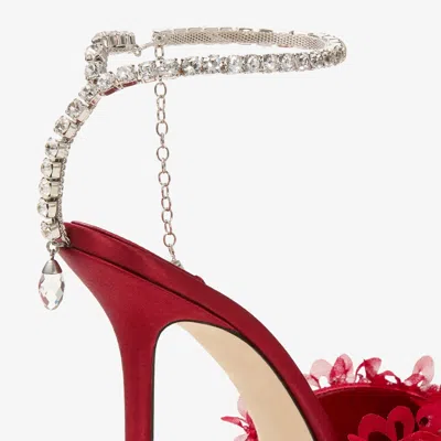 Jimmy Choo Saeda 100 High Heels In Red