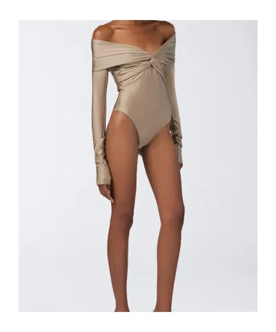 The Andamane Kendall Bodysuit In Animal Print