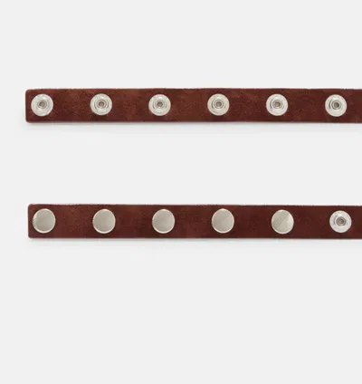 Attico The  Eyelet Detailed Belt In Brown