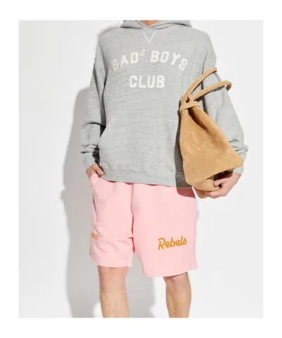 Dsquared2 Drawstring Logo-detail Shorts In Pink