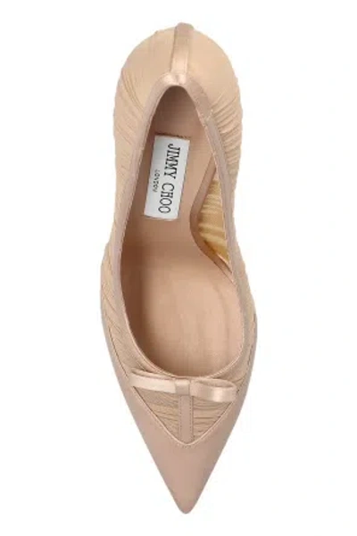 Jimmy Choo Love Mesh 100 Pointed-toe High Heels In Animal Print