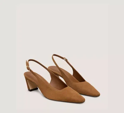 Stuart Weitzman Stassi Slingback 50 High-heeled Sandals In Animal Print