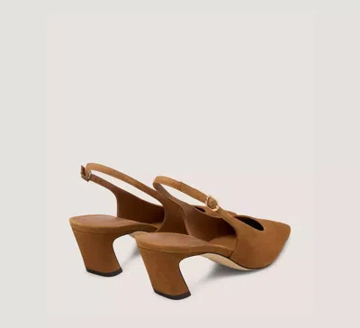 Stuart Weitzman Stassi Slingback 50 High-heeled Sandals In Animal Print