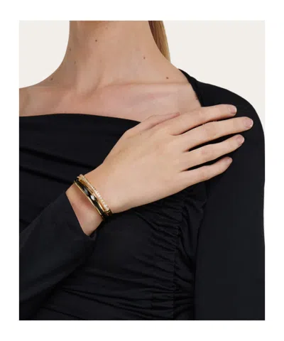 Ferragamo Crystal-inset Bangle In Gold