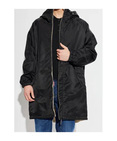 Dsquared2 Reversible Hooded Parka In Multi
