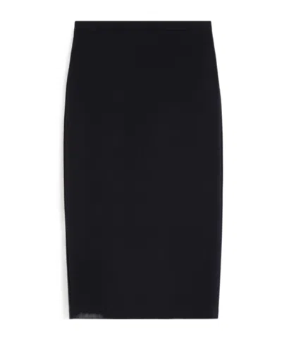 Max Mara Midi Pencil Skirt In Black